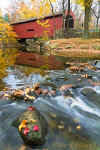 Bartram's Covered Bridge in Late Fall